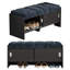 Polyester Upholstered Storage Bench