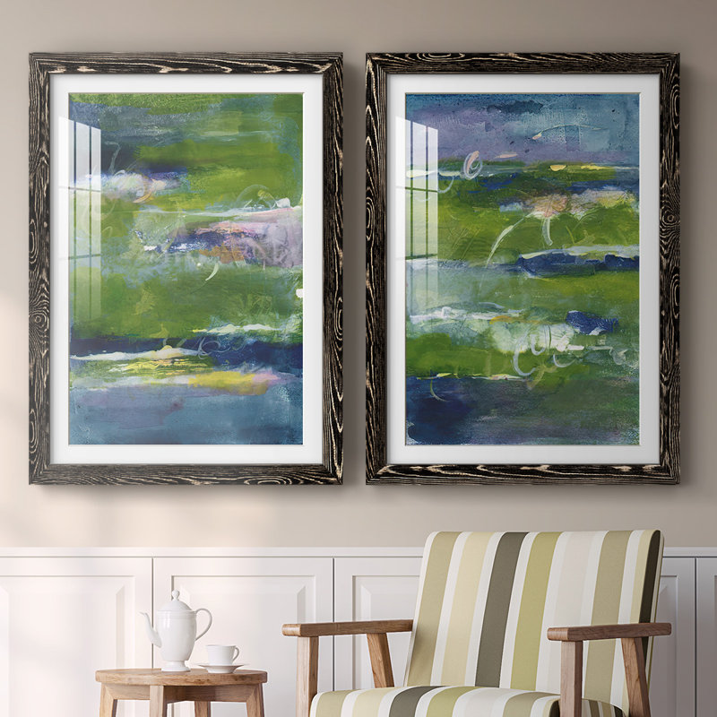«Bales Of Color I», reproduction de photo sur toile 2 pièces, H 27,5 po x l 75 po x P 1,5 po, Noir