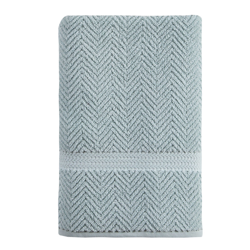 Vandewa Plush Bath Towel, Light Aqua