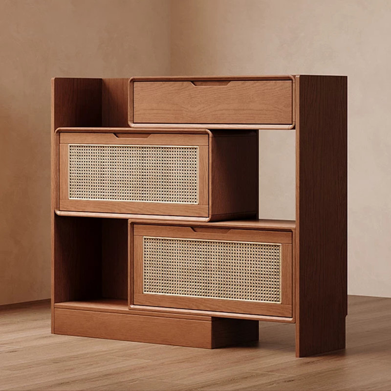 Solid Wood 1 -Drawer Accent Cabinet