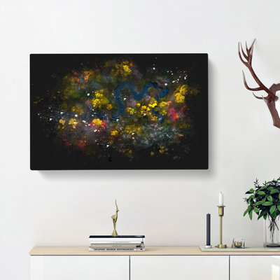 River Through An Autumn Forest - Wrapped Canvas
