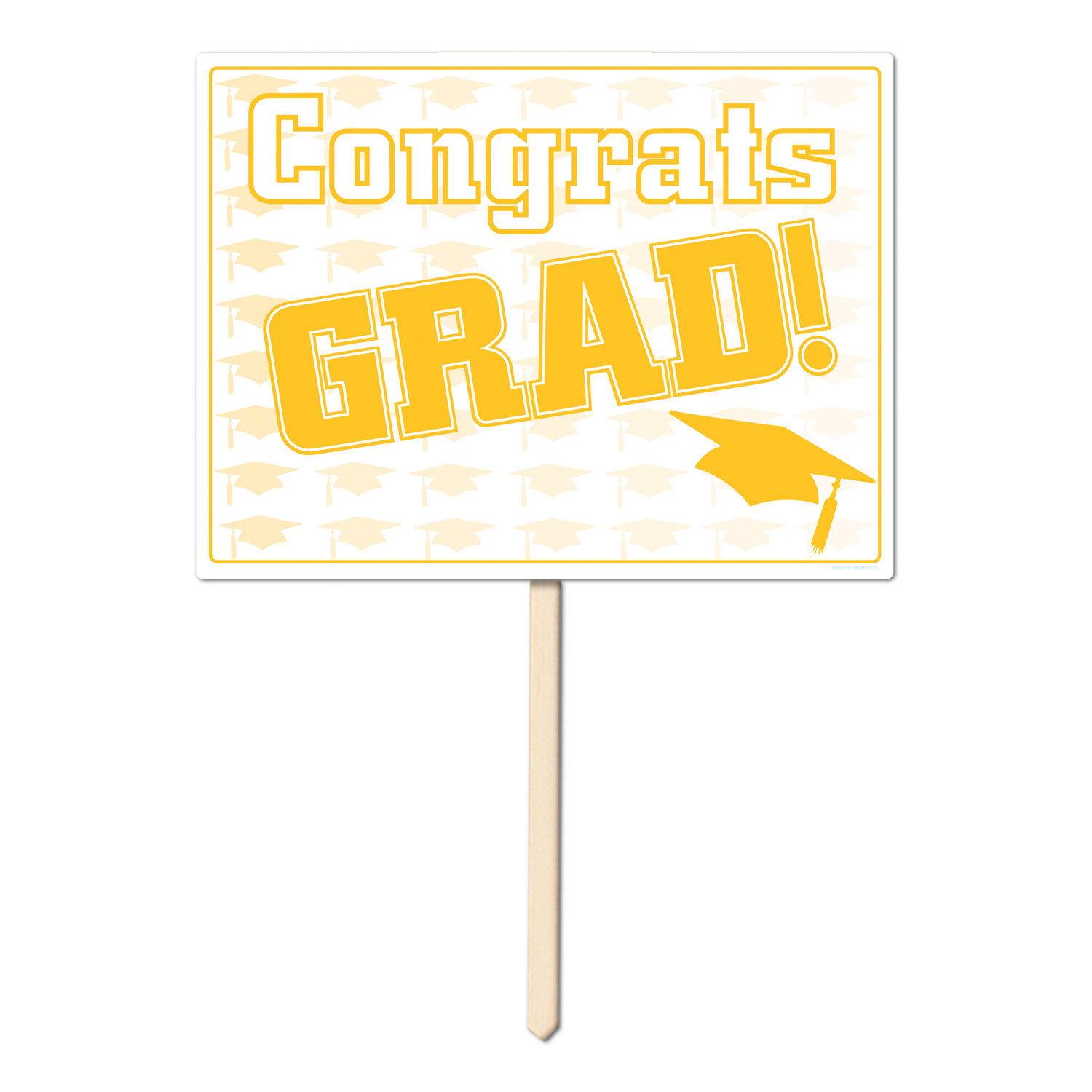 The Holiday Aisle® Kaj Graduation Congrat Grad Garden Sign | Wayfair