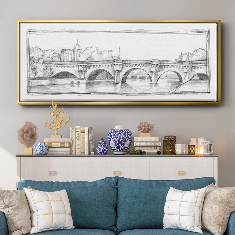 Pont Neuf- Framed Canvas