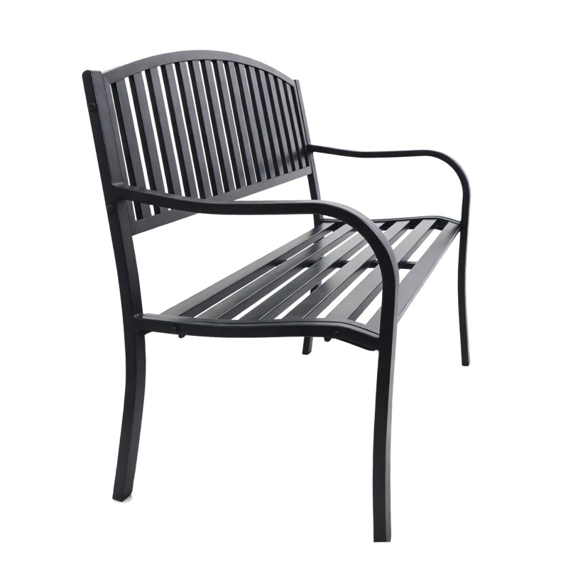 Banc de jardin extérieur en métal