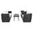 Tarien 4 - Person Patio Conversation Set with Cushions-438471707