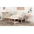 Leighonna Tiered Rectangle Console Table with Storage