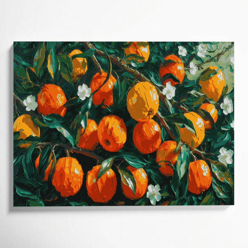 Art mural sur toile Fruit, H 8 po x l 10 po