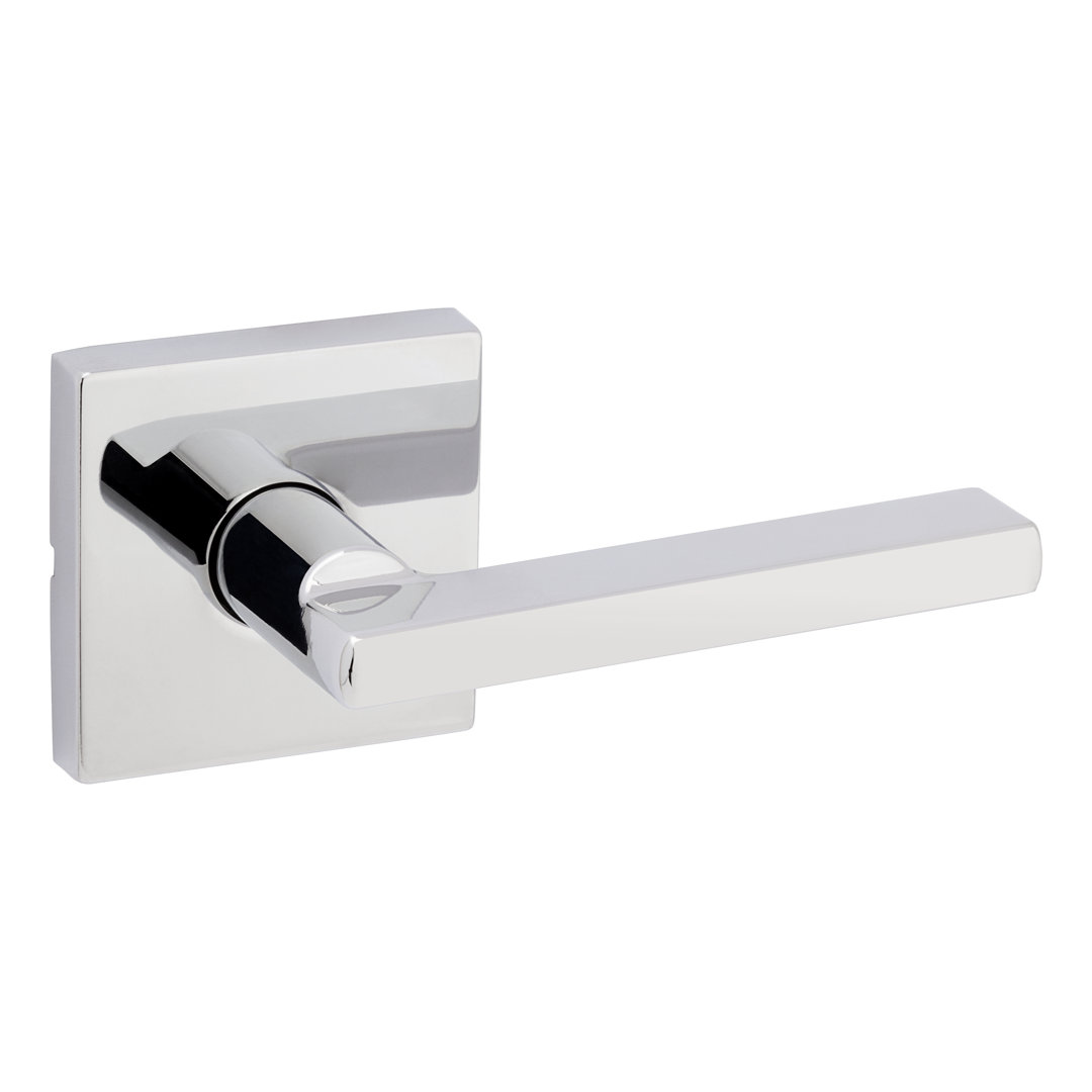 Halifax Passage Door Lever with Square Rosette Kwikset 