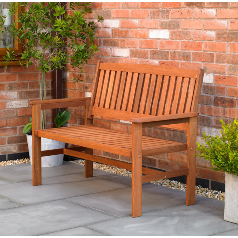 Solid Wood Cedar Outdoor Bench