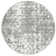 Deedra Modern Abstract Power Loom Performance Gray/White Rug