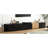 Modern Entertainment Center With Faux Marble , 4 Drawers, Up To 88" Tv, Black Essential Option Accessory Piece Chic Tv Stand 4 Storage, For Tvs, Living Room Furnishing-1637844118