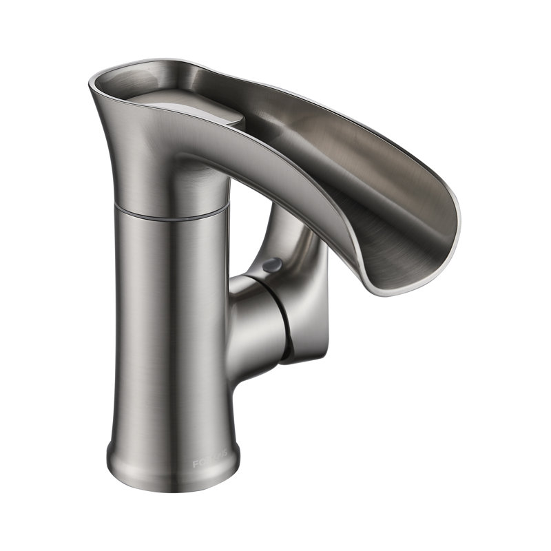 Single-Hole Single-handle Bathroom Faucet, Brushed Nickel