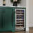 EdgeStar Dual Zone 15'' Built-In 26 Bottle Wine Refrigerator with Reversible Door