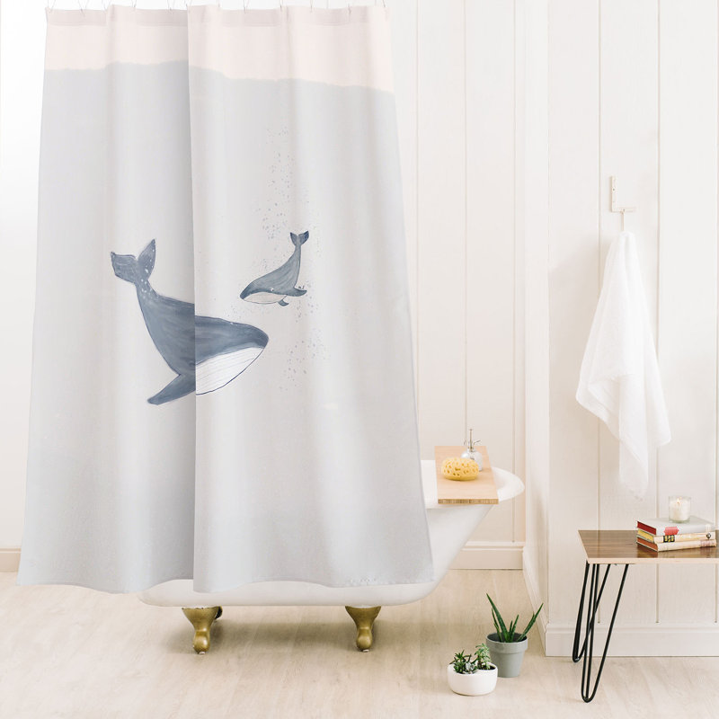 Rideau de douche Ninola Design, Gris