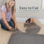 Tapis antidérapant pour tapis de 10 pi x 14 pi pour planchers de bois franc, tapis antidérapants pour tapis, tapis antidérapants gris foncé épais pour sols carrelés, tapis antidérapant sous tapis pour garder vos tapis en sécurité et en place-129171011-129171002