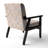 Pink Floral Patchwork - Upholstered Patterned Accent Arm Chair