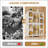 Durable Portable Wardrobe Closet With 12 Magnetic Doors And 12 Cubes, Ideal For Organized Storage And Space Efficiency