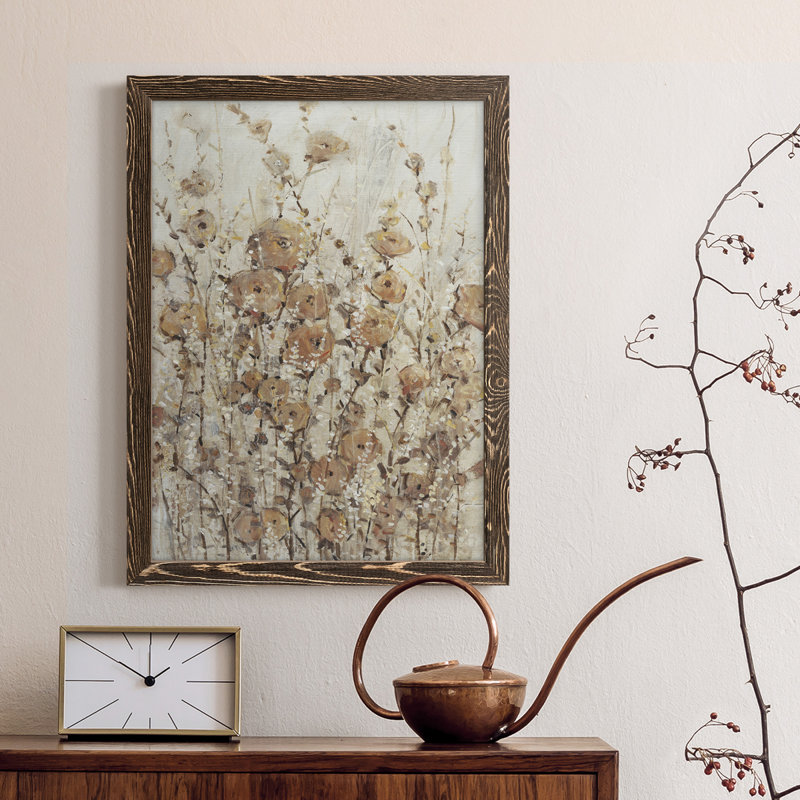 Toile encadrée de qualité supérieure Garden Edge II - prête à être accrochée, Noyer, H 20 po x l 17 po x P 1 po