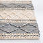 Tapis en jute / coton à tissage plat en fibre naturelle Clairvaux-1989055208