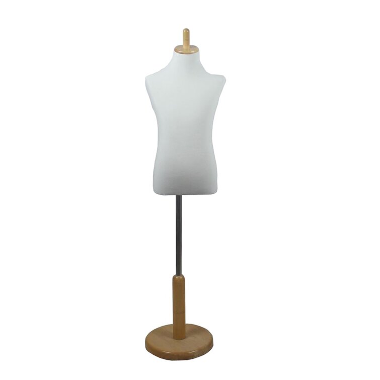 Female Dress Form Kids Mannequin Child Mannequin Body Torso, Adjustable  Children Sewing Dress Form Manikin Body Display with Wooden Base for Window