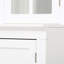 Ensemble de deux garde-manger à double porte vitrée de 75,25 po de hauteur, armoire à bahut de style traditionnel, armoire vitrée, pour couloirs de salon, de cuisine, de bureau, de maison, de studio ou d'espace de travail