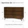 Noah 52'' W  Midcentury 6-Drawer Dresser with Solid Wood Legs and Internal Partitions