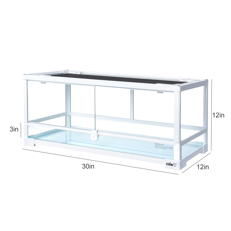 30'' x 12'' x 12'' Reptile Terrarium