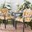 East Urban Home Hinged Outdoor Seat/Back Dining Cushion-1243612330