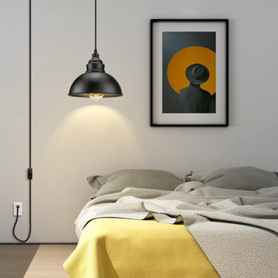 Plug in Pendant Light, 15FT Hanging Lights with Plug in Cord