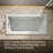 Underscore 66" x 32" Whirlpool Acrylic Bathtub with Heater-51573532