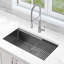 Évier de cuisine encastrable avec accessoires L 32 po x l 19 po-62774727