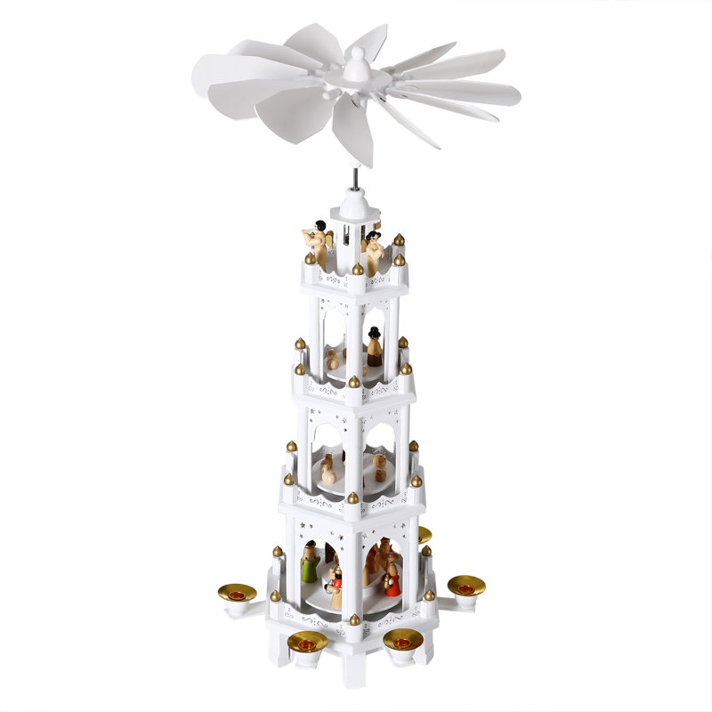 Tabletop Candelabra, White