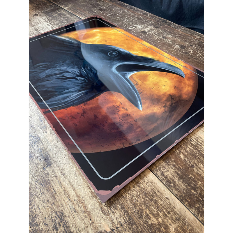 Wall Decor on Metal, 15cm H x 20cm W