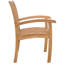 Teak Wood Abaco Outdoor Patio Dining Chair With Arms