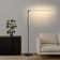 Libra 54.5" Modern Industrial LED Floor Lamp with Rotating Base and 3-Way Dimming