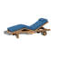 Quincy Outdoor Teak Chaise Lounge-491079029
