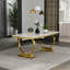 Ensemble de table de salle à manger avec 6 chaises Boucle-392766040