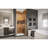 DreamLine Elegance-LS 34.5 - 36.5 inch W x 72 inch H Frameless Pivot Shower Door in Brushed Nickel-121723722-122531121