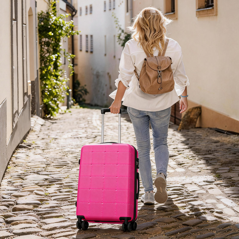 Ensemble de valises rigides durables avec port USB, valises extensibles et sacs de voyage pour un voyage polyvalent et pratique