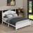 Full Size Wood Platform Bed-884446861