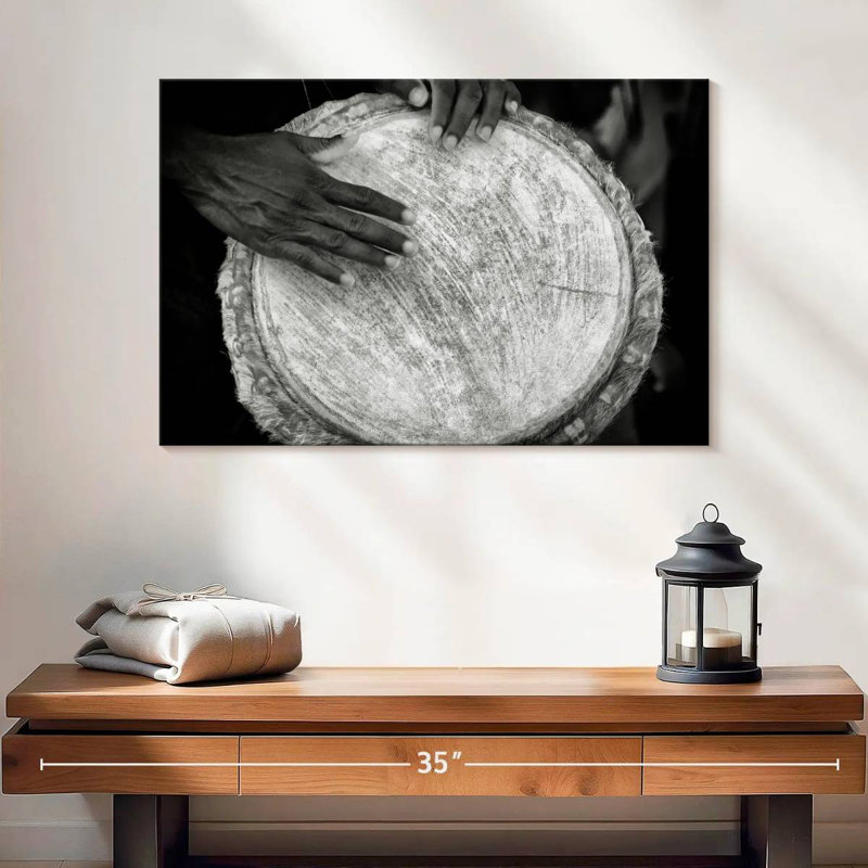 Abarca Tam Tam Drums, 32" H x 48" W
