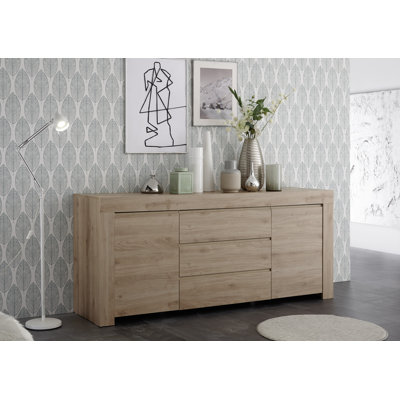 Dashonda 184 Cm Wide 3 Drawer Sideboard