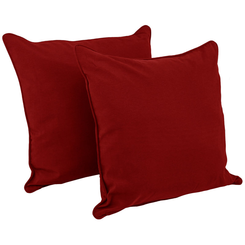 Soft Home Furnishings Throw Pillow, Ruby Red