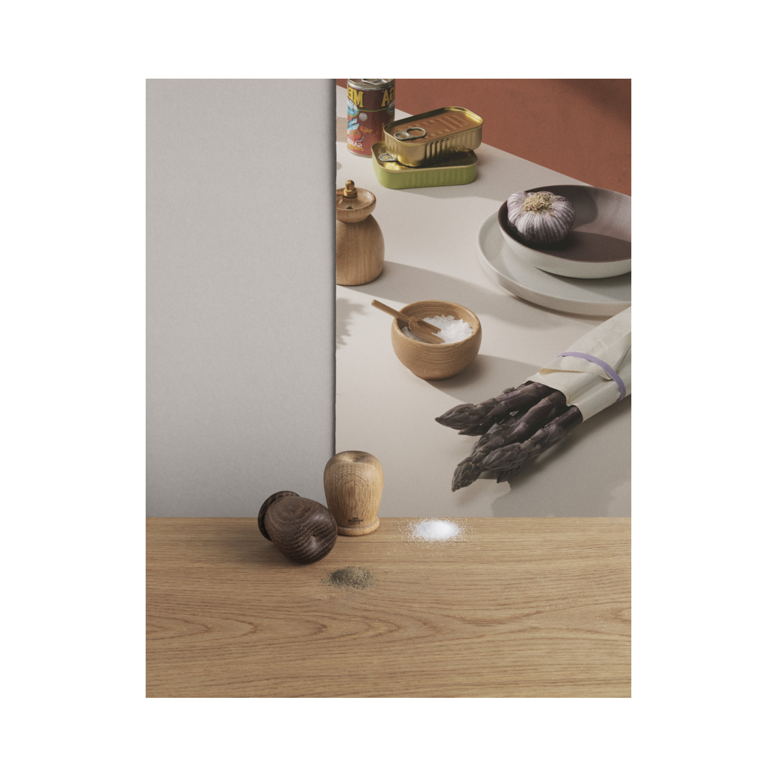 Menageri Wood Salt & Pepper Mill Set