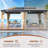 12 Ft. W x 20 Ft. D Metal Patio Gazebo, Ultra-Thick Columns and Beams, Metal Canopy with Wood Grain Aluminum Frame