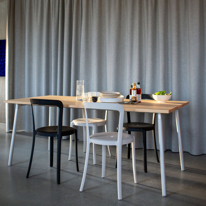 On & On Recycled PET Side Chair by E. Barber and J. Osgerby, White