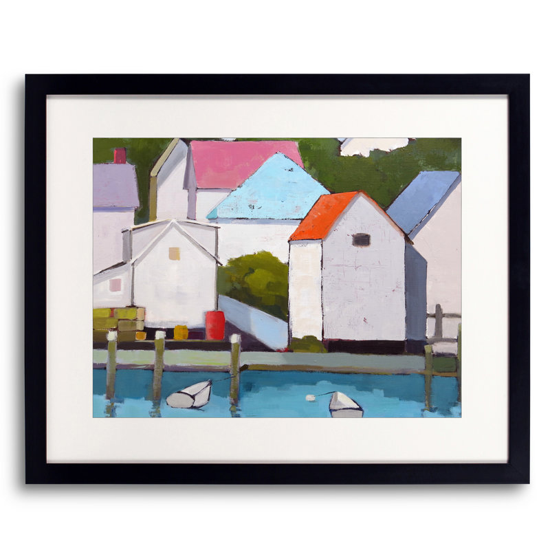 Harbor Town Print by Phyllis Adams, 16" H x 20" W