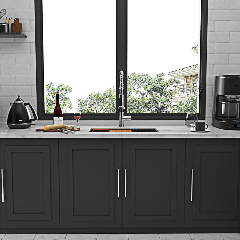Workstation Undermount Kitchen Sink Single Bowl