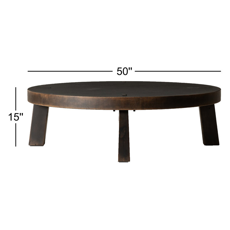 Sadira Coffee Table, Burnt Oak