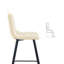 Breyson Upholstered Counter Stool with Metal Frame-1479836036